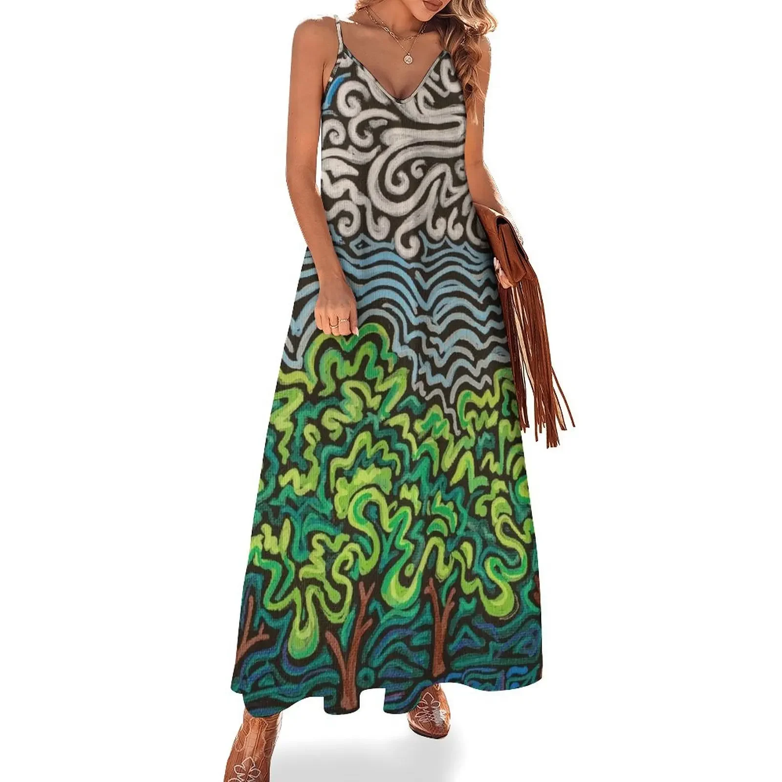 Bouncy sky Sleeveless Dress clothes for women Summer dresses for women Dress women summer clothes for Dress
Bouncy sky Sleeveless Dress clothes for women Summer dresses for women Dress women summer clothes for Dress