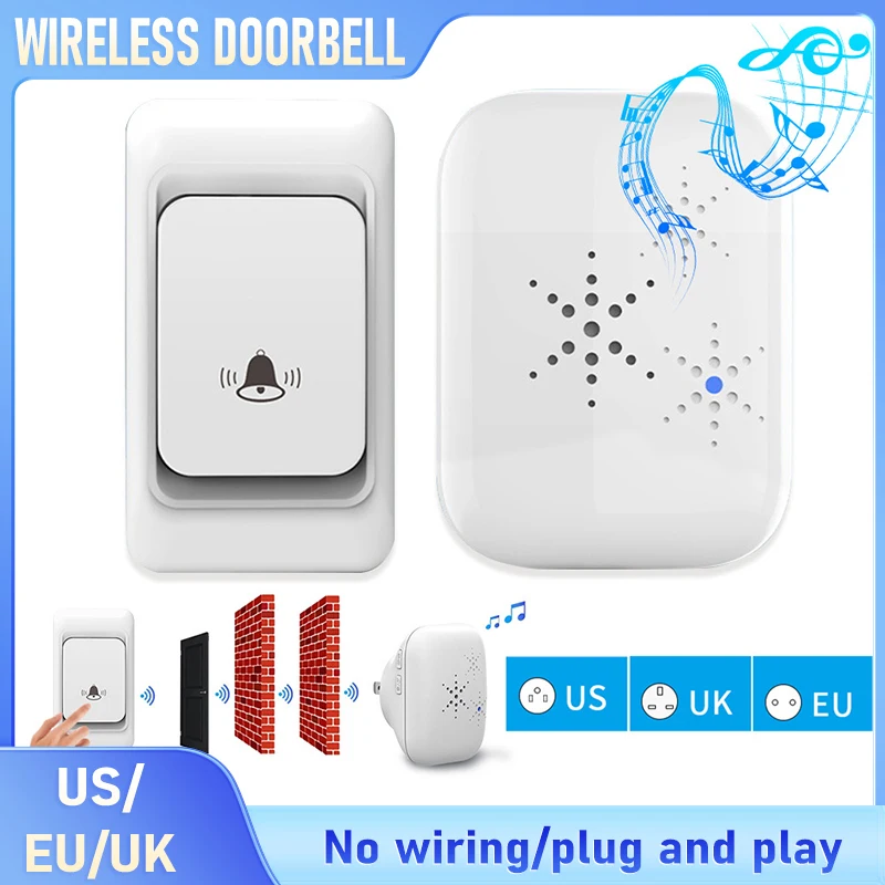 RF433 Wireless Remote Doorbell & Emergency Call System | Child & Elderly Safety Alert Button |Long Range | Easy Installation
RF433 Wireless Remote Doorbell & Emergency Call System | Child & Elderly Safety Alert Button |Long Range | Easy Installation