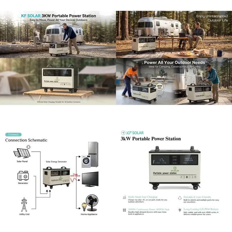 【CHIMU HOME】 3000W Portable Power Station Solar Generator with MPPT
【CHIMU HOME】 3000W Portable Power Station Solar Generator with MPPT