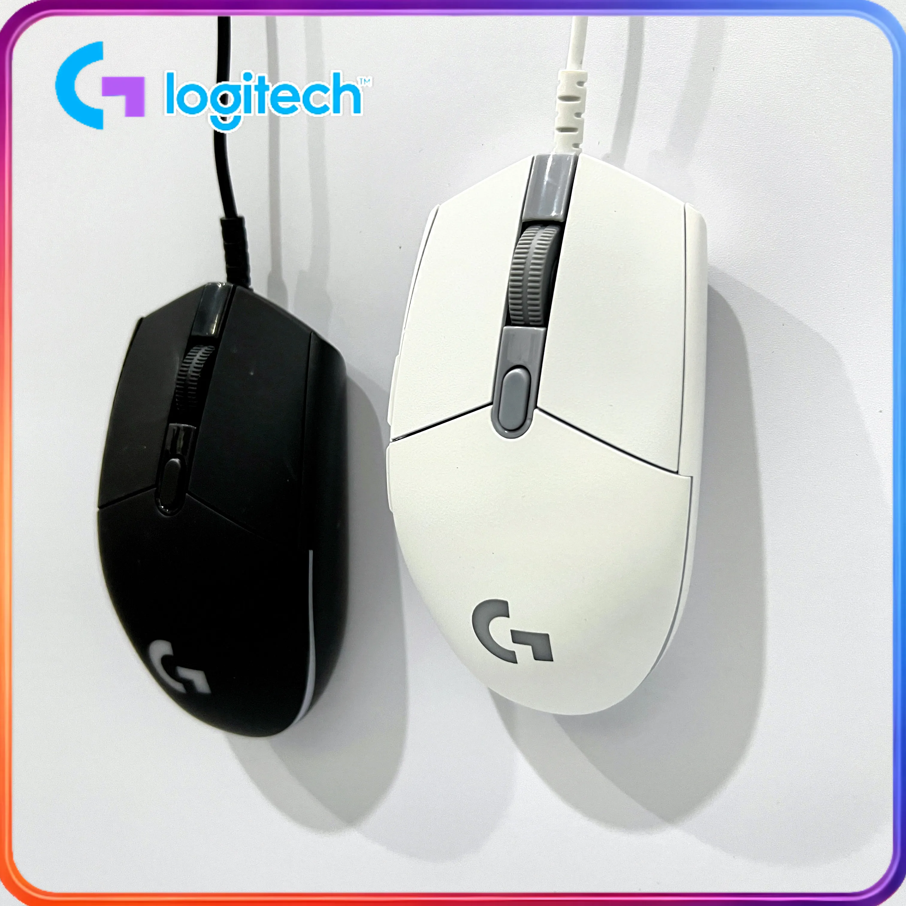 Logitech G102/G203 Original Wired Mouse, 16.8 Million Color Backlight, 6 Programmable Buttons