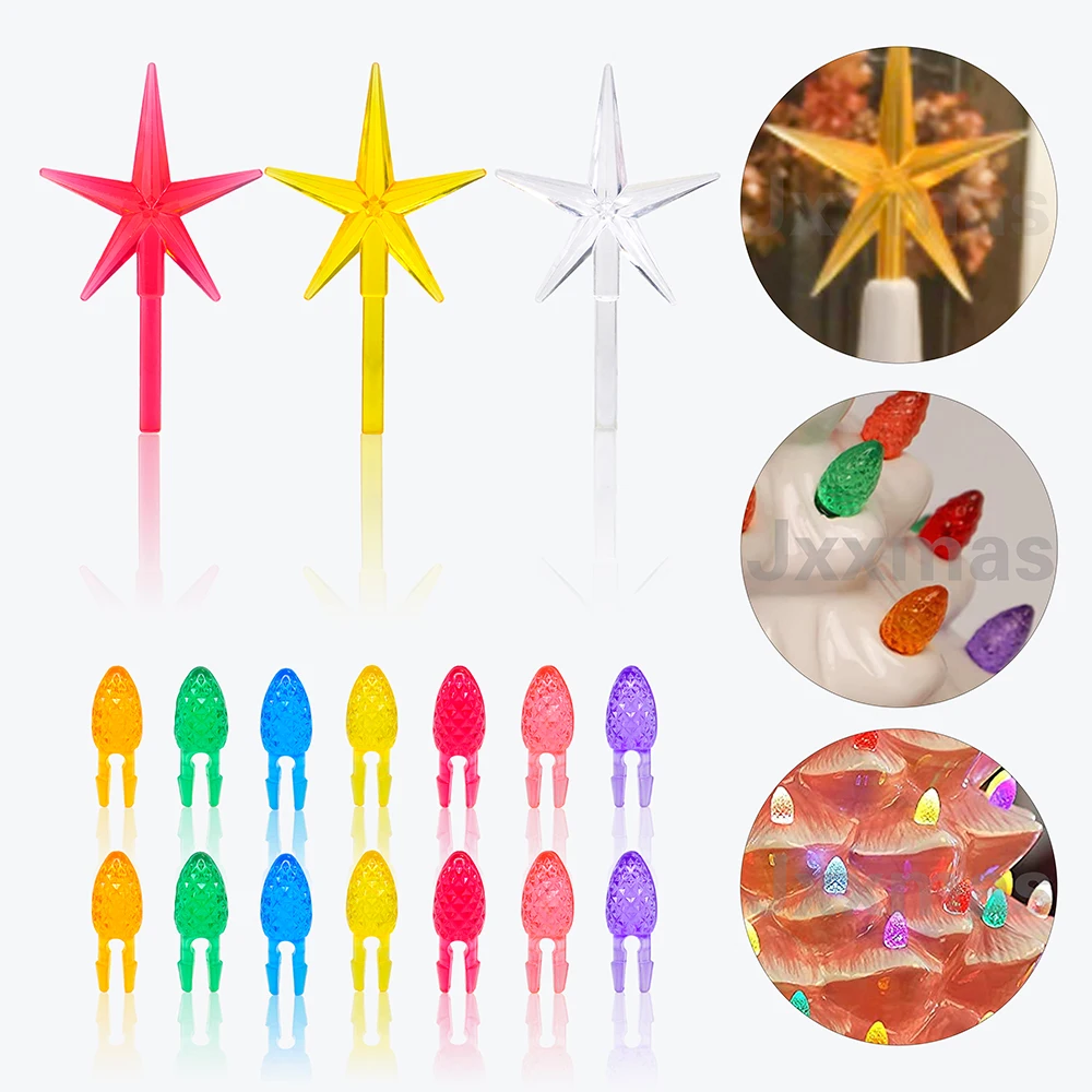 103pcs/153pcs Multicolor Ceramic Christmas tree Not Glow Bulbs Christmas Ornaments Fake Lights Christmas Decoration Home Decor
103pcs/153pcs Multicolor Ceramic Christmas tree Not Glow Bulbs Christmas Ornaments Fake Lights Christmas Decoration Home Decor
