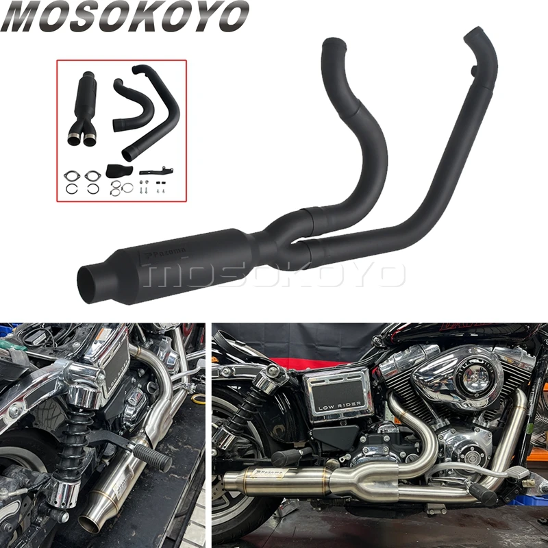 Motorcycle Exhaust Front Link Pipe Tube 2-in-1 Muffler PAZOMA For Harley Dyna Wide Glide FXDWG FXDWGI Fat Bob FXDF FXDL 2006-17
Motorcycle Exhaust Front Link Pipe Tube 2-in-1 Muffler PAZOMA For Harley Dyna Wide Glide FXDWG FXDWGI Fat Bob FXDF FXDL 2006-17