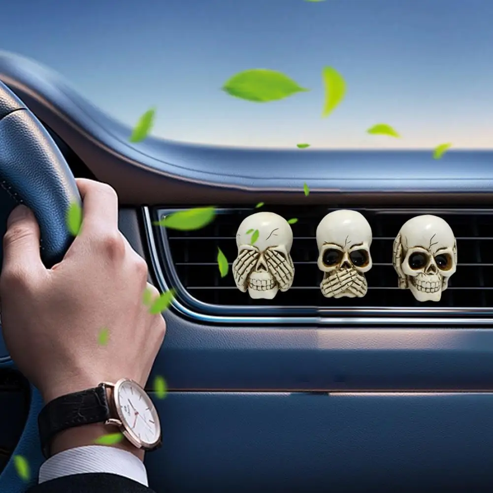 Car Perfume Holders Unique Skull-shaped Car Perfume Clips Vent Holders for Air Stylish Accessories for Car Vent Air Conditioner
Car Perfume Holders Unique Skull-shaped Car Perfume Clips Vent Holders for Air Stylish Accessories for Car Vent Air Conditioner