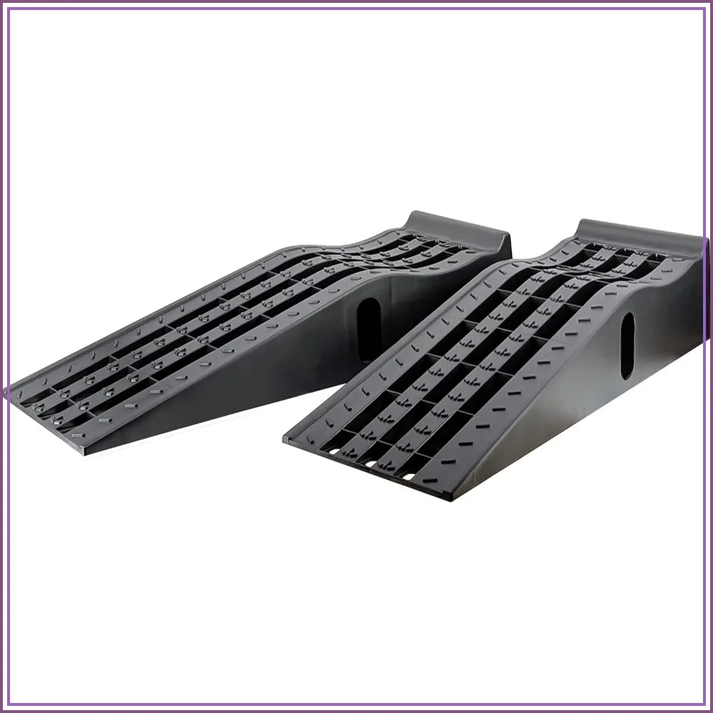 6.25" Lift Car Ramps, 2-Pack – 6,500lb GVW, Deep Grooved Surface for Stable Tire Placement, Heavy-Duty
6.25" Lift Car Ramps, 2-Pack – 6,500lb GVW, Deep Grooved Surface for Stable Tire Placement, Heavy-Duty