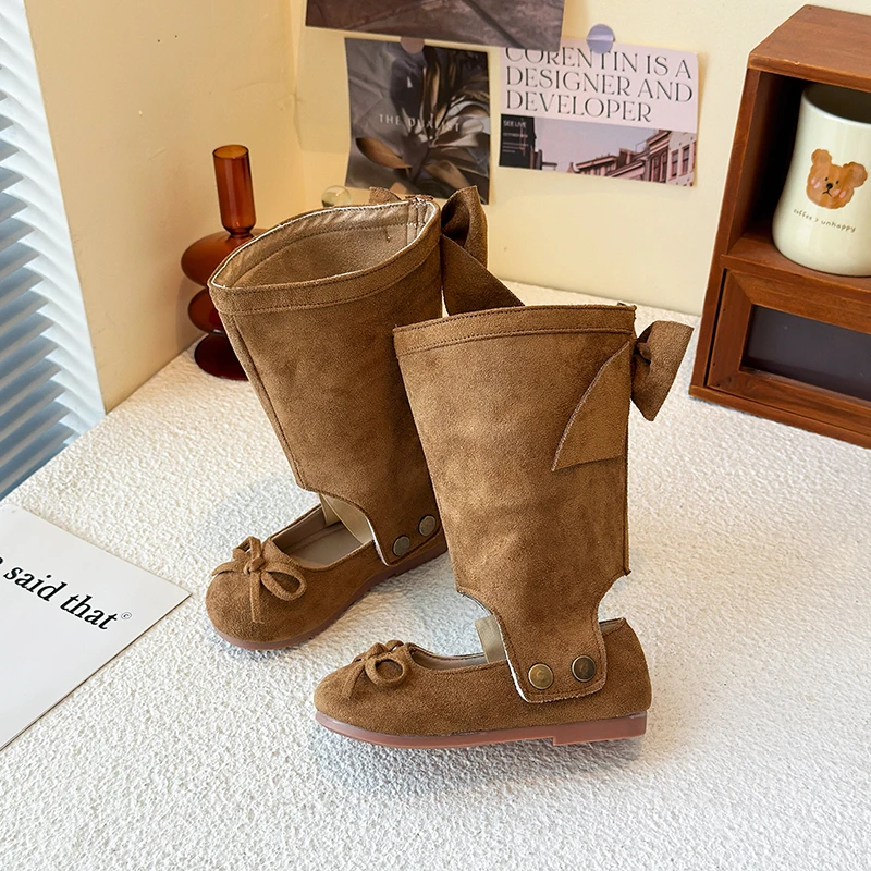 Autumn New Sweet Girls Flats Detachable Trendy Kids Fashion Boots with Mary Janes Shoes Children Short Boots Slip-on Soft Bottom
Autumn New Sweet Girls Flats Detachable Trendy Kids Fashion Boots with Mary Janes Shoes Children Short Boots Slip-on Soft Bottom