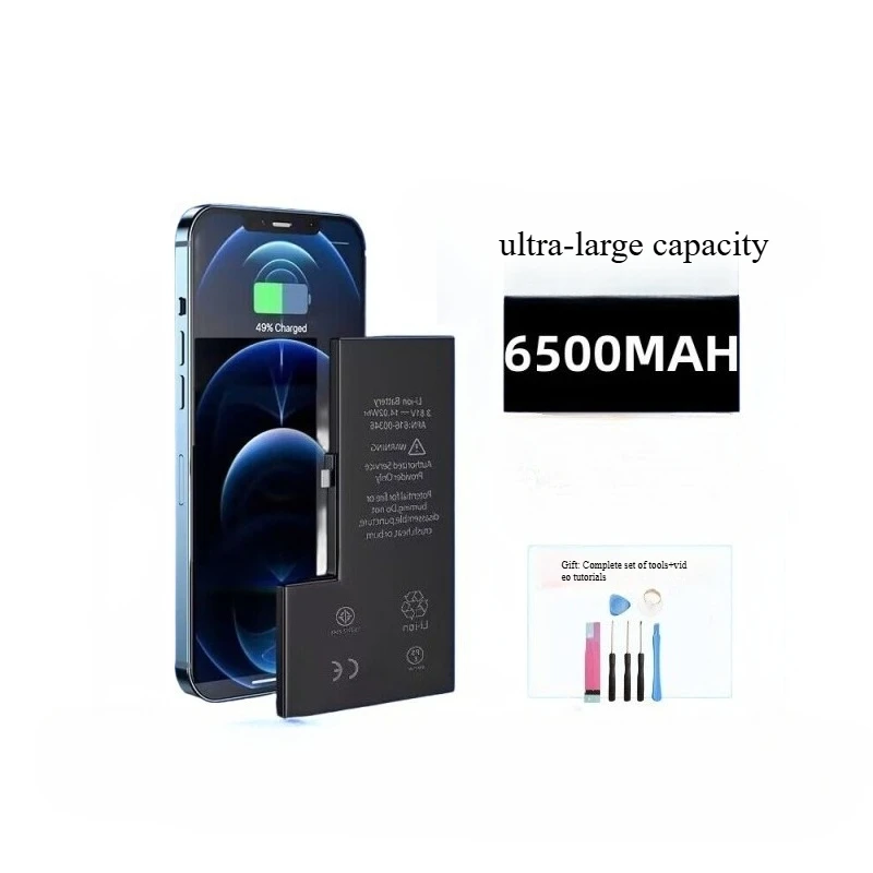 Подходит для Iphone 13 ProMax Battery (6500 мАч) Инструмент + клейкая батарея большой емкости 7p12/6/6splus/8/8p/pro/x
Подходит для Iphone 13 ProMax Battery (6500 мАч) Инструмент + клейкая батарея большой емкости 7p12/6/6splus/8/8p/pro/x