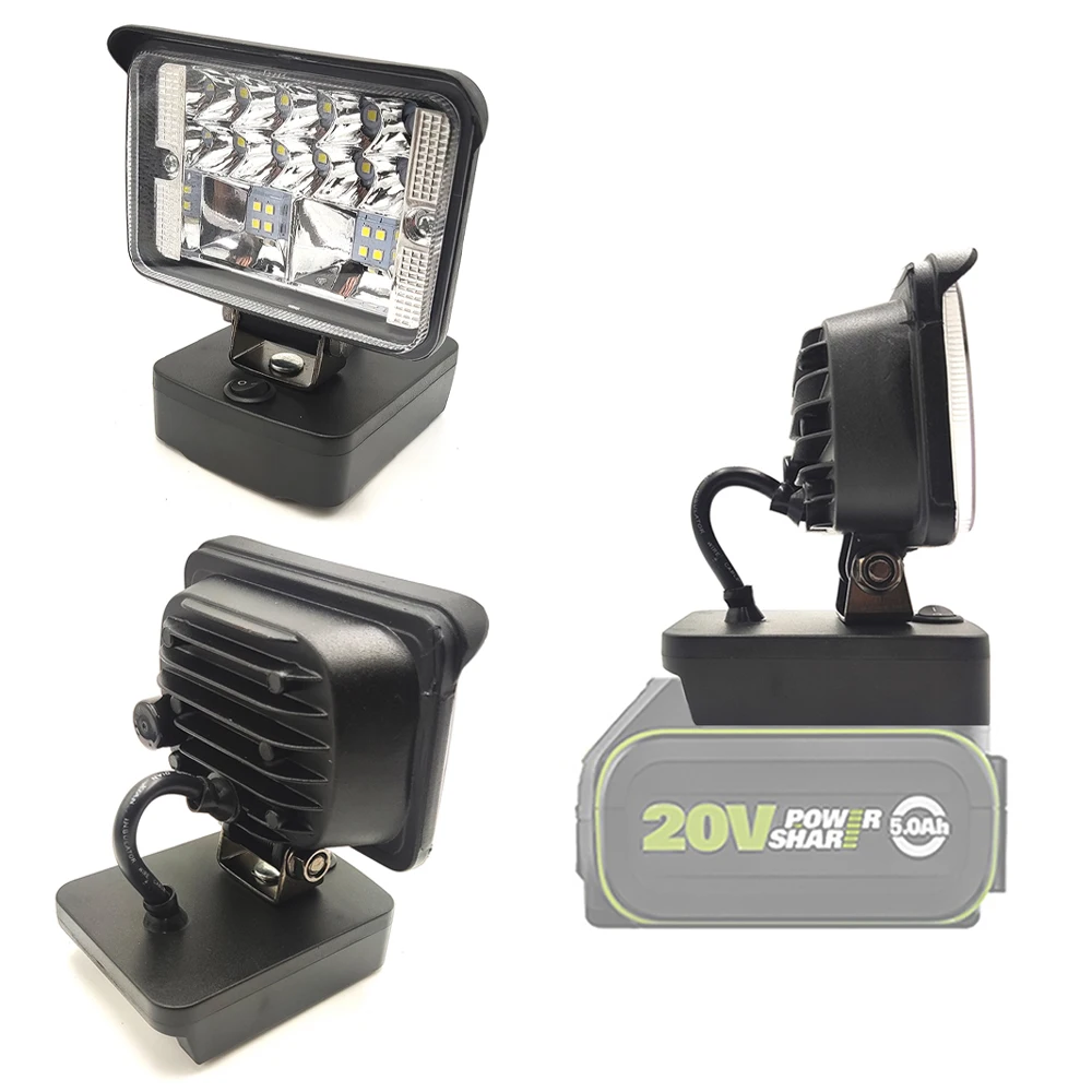3 Inch LED Work Lamp Tool Light for Worx 20V Max 5pin Battery WA3593 WA3595 WA3401 Cordless Flashlight Emergency Lighting
3 Inch LED Work Lamp Tool Light for Worx 20V Max 5pin Battery WA3593 WA3595 WA3401 Cordless Flashlight Emergency Lighting