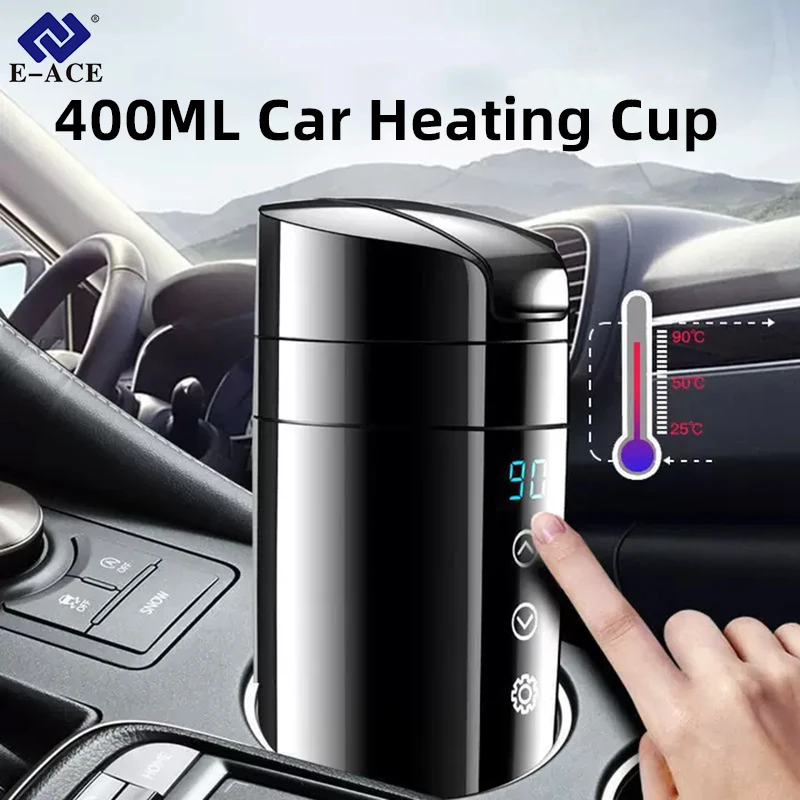 400ML Car Heating Cup 12V/24V Universal Intelligent Temperature Control Touch Screen Heating Thermos Cup for Car Travel
400ML Car Heating Cup 12V/24V Universal Intelligent Temperature Control Touch Screen Heating Thermos Cup for Car Travel