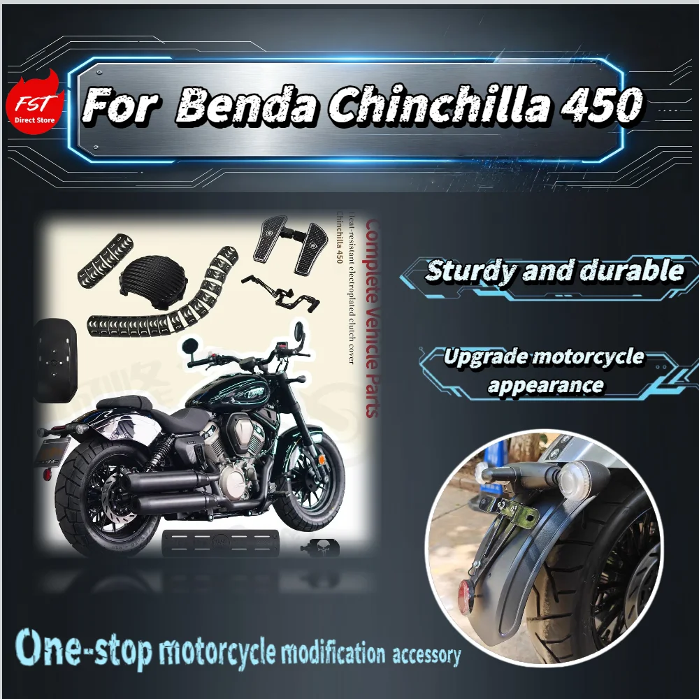 For Benda Chinchilla450 Upgrade Accessories Exhaust Anti Scald Cover Gear Lever Wide Footrest Mud Guard Clutch Shell
For Benda Chinchilla450 Upgrade Accessories Exhaust Anti Scald Cover Gear Lever Wide Footrest Mud Guard Clutch Shell