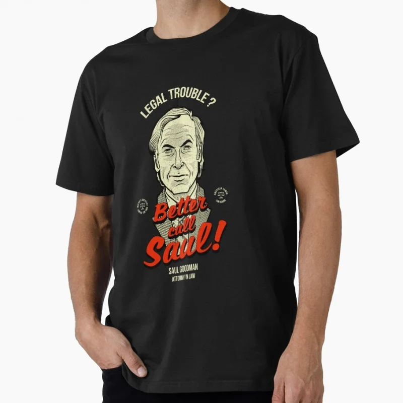 Retro Crime Movie Better Call Saul Gift t shirt 0502 Men's 100% cotton O-Neck Short Sleeve Graphic clothes All size tee S-6XL
Retro Crime Movie Better Call Saul Gift t shirt 0502 Men's 100% cotton O-Neck Short Sleeve Graphic clothes All size tee S-6XL