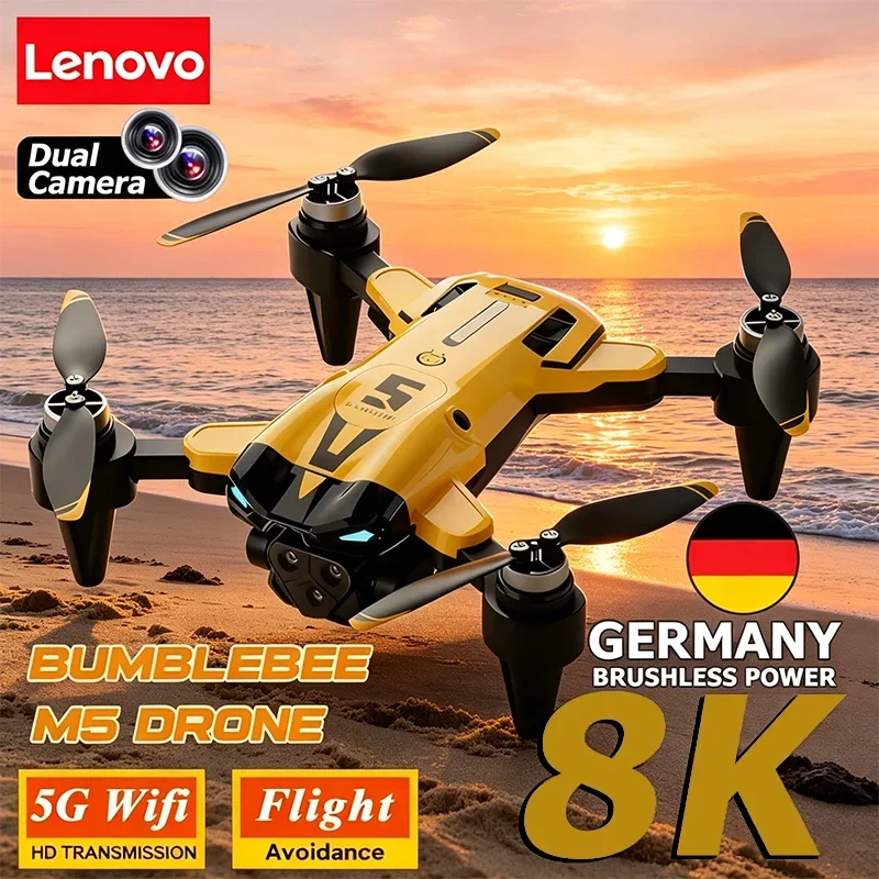 Lenovo 8K Professional HD Drone with Triple Camera Brushless Motor Optical Flow Positioning Foldable Quadcopter RC Toy
Lenovo 8K Professional HD Drone with Triple Camera Brushless Motor Optical Flow Positioning Foldable Quadcopter RC Toy