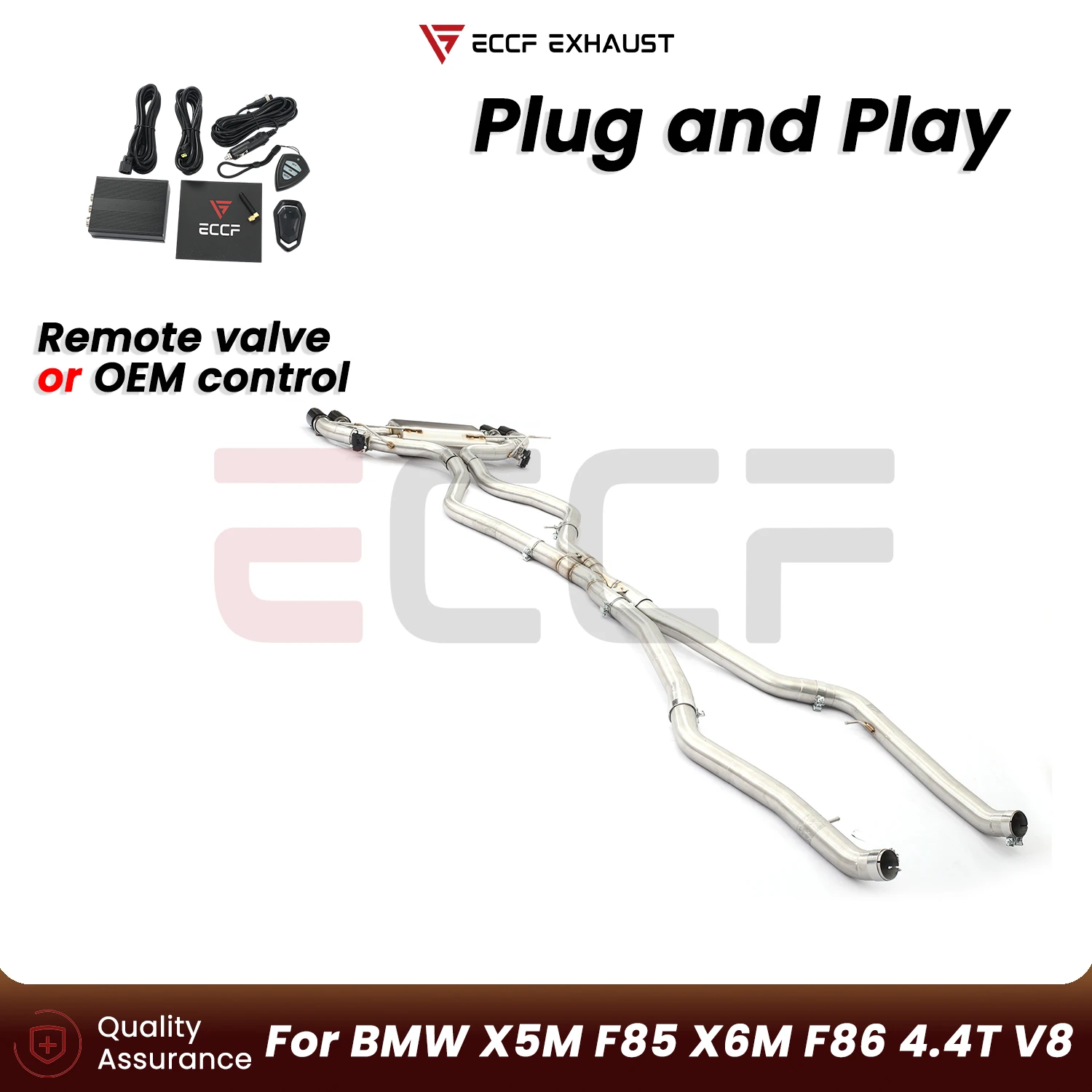 Sporty Stainless Steel Catback Exhaust FOR BMW X5M F85 X6M F86 4.4T V8 Aggressive Sound Plug and Play Performance Upgrade
Sporty Stainless Steel Catback Exhaust FOR BMW X5M F85 X6M F86 4.4T V8 Aggressive Sound Plug and Play Performance Upgrade