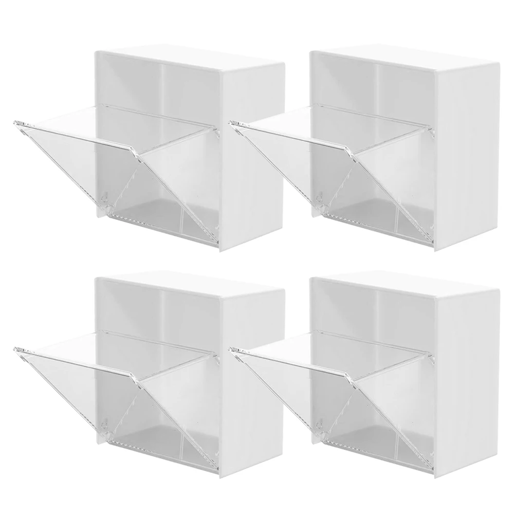 4pcs Wall Mounted Box Cotton Swab Holder Lipstick Organizer Bathroom Wall Organizer Lightweight Compact Modern Design
4pcs Wall Mounted Box Cotton Swab Holder Lipstick Organizer Bathroom Wall Organizer Lightweight Compact Modern Design
