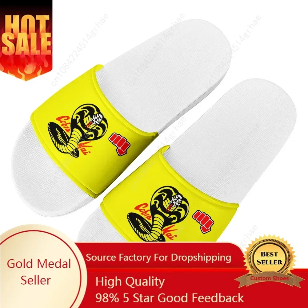 Cobra Fashion Kai Slippers Home Customized Water Shoes Men Women Teenagers Bathroom Beach Pool Sandals That Can Be Worn Outside
Cobra Fashion Kai Slippers Home Customized Water Shoes Men Women Teenagers Bathroom Beach Pool Sandals That Can Be Worn Outside
