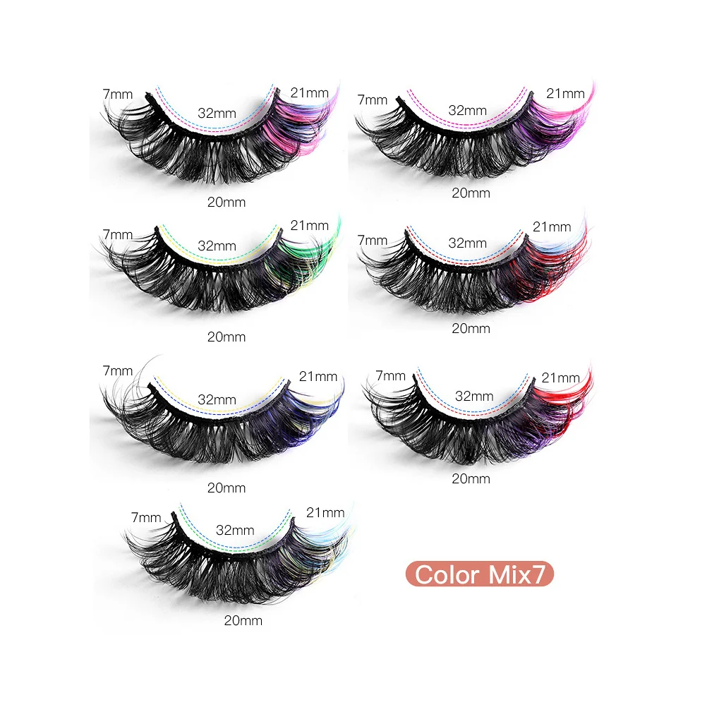 7Pairs Fake Colored Lashes Deep Curved Eyelashes for Festival Night Out Daily Wear Easy Apply Remove Damage Free Full
7Pairs Fake Colored Lashes Deep Curved Eyelashes for Festival Night Out Daily Wear Easy Apply Remove Damage Free Full
