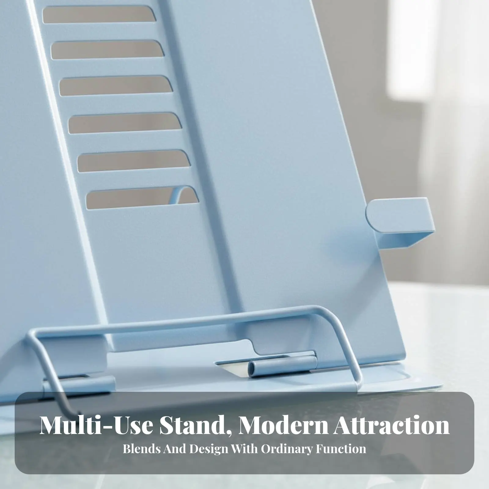 Adjustable Literature Stand Minimalist Design Foldable Bookrest Multi-Functional Portable for Professionals, Home, Library
Adjustable Literature Stand Minimalist Design Foldable Bookrest Multi-Functional Portable for Professionals, Home, Library