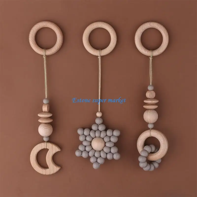 090B Baby Gym Frame Pendant Stroller Rattle Wooden Ring Beads Teether Nursing Molar
090B Baby Gym Frame Pendant Stroller Rattle Wooden Ring Beads Teether Nursing Molar
