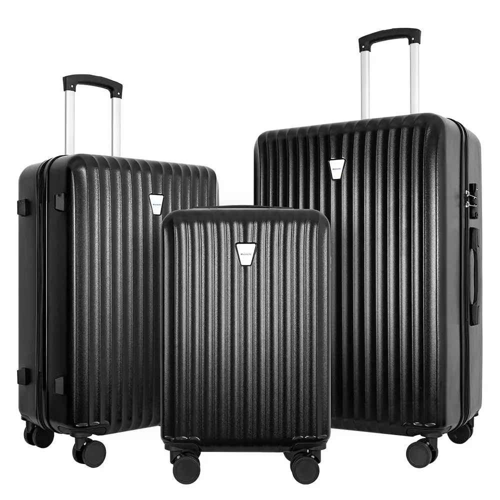3pcs Luggage Set-Durable Hard Shell Suitcase Set With Double Spinner Wheels, Large Capacity Travel Trolley Case, Perfect For Bus
3pcs Luggage Set-Durable Hard Shell Suitcase Set With Double Spinner Wheels, Large Capacity Travel Trolley Case, Perfect For Bus