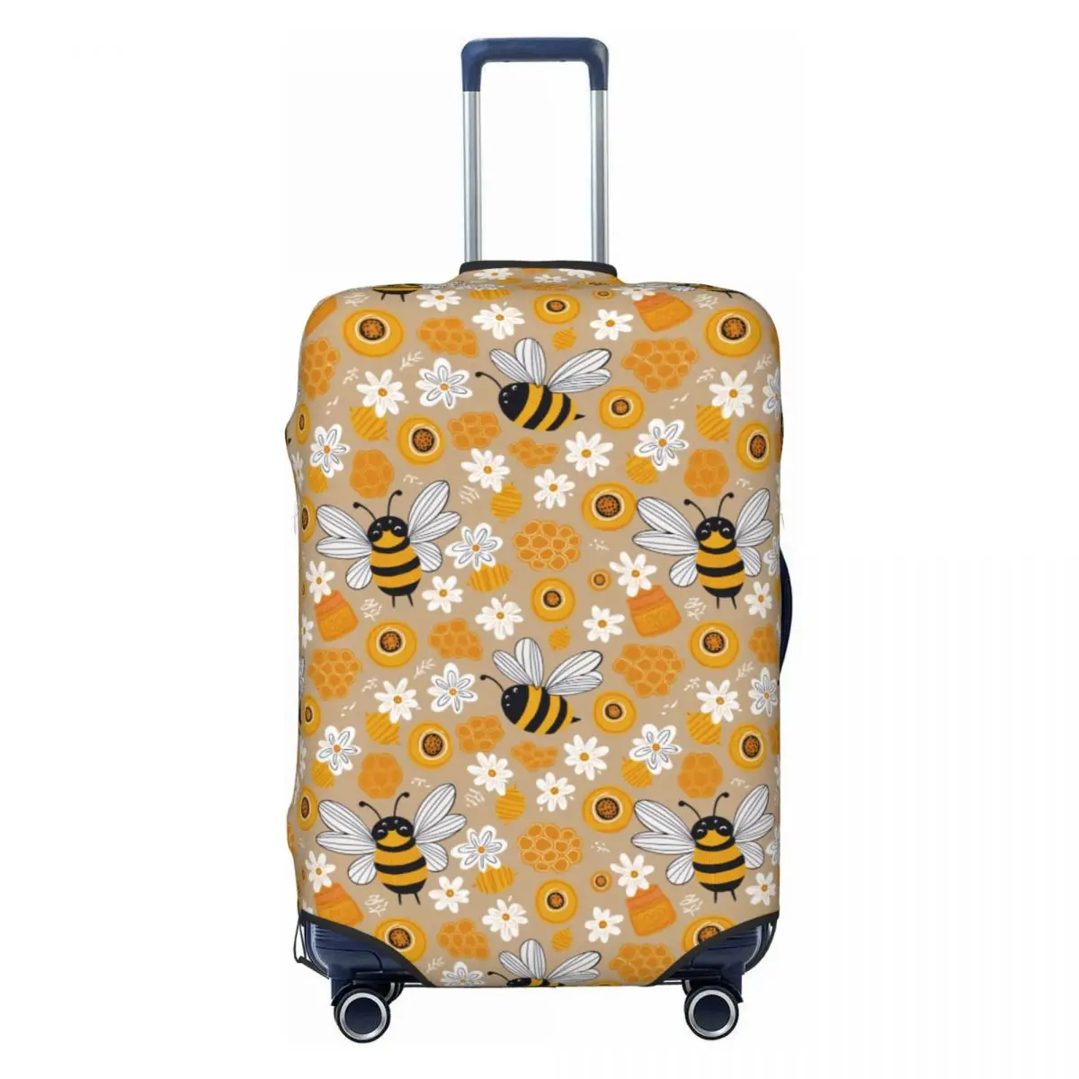 Модный красочный чехол для чемодана с узором в виде пчел и цветов, пылезащитный, для путешествий
Модный красочный чехол для чемодана с узором в виде пчел и цветов, пылезащитный, для путешествий