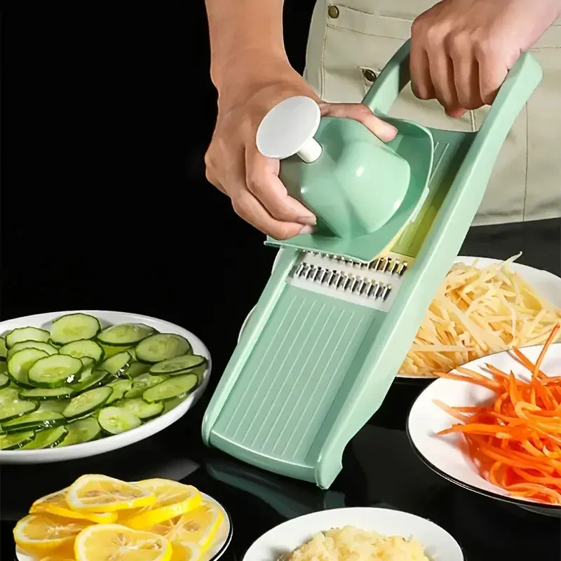 Household Vegetable Cutting Potato Slicer Shredder Multifunctional Fruit Julienne Slicer Grater with Handle Kitchen Gadgets
Household Vegetable Cutting Potato Slicer Shredder Multifunctional Fruit Julienne Slicer Grater with Handle Kitchen Gadgets