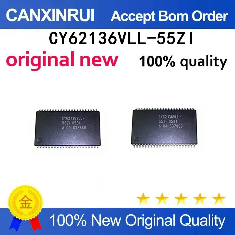 (5-100 PCS) Brand new stock CY62136VLL-55ZI CY62136VLL TSOP
(5-100 PCS) Brand new stock CY62136VLL-55ZI CY62136VLL TSOP