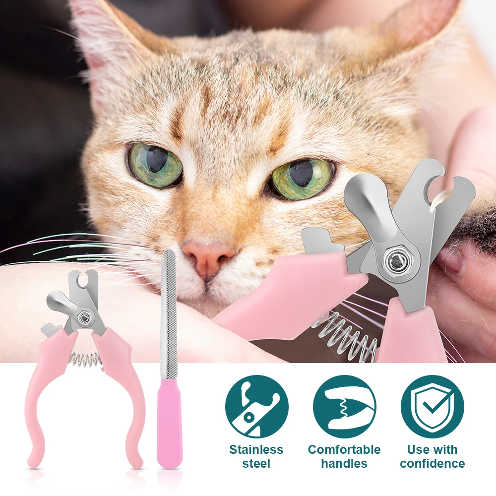 Pet Stainless Steel Nail Clippers Dog and Cat Paw Claw Trimmers Professional Puppy and Kitten Nail Trimmers Pet Grooming Tool
Pet Stainless Steel Nail Clippers Dog and Cat Paw Claw Trimmers Professional Puppy and Kitten Nail Trimmers Pet Grooming Tool