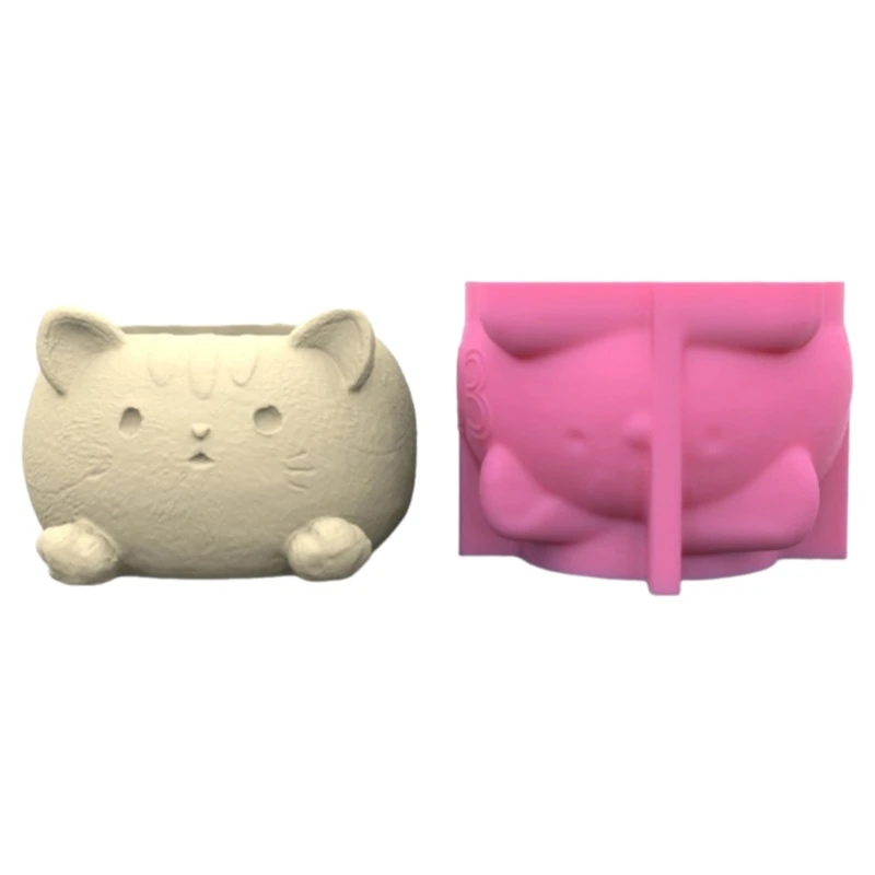 Силиконовая форма для цветочных горшков, 3D ваза для кошек, бетонный подсвечник, смоляная форма, сделай сам, формы для сочных
Силиконовая форма для цветочных горшков, 3D ваза для кошек, бетонный подсвечник, смоляная форма, сделай сам, формы для сочных