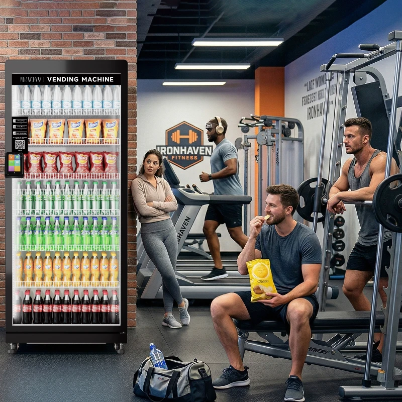 Smart Drink Vending Machine Automatic Cold Beverage Snack Food Dispenser Commercial Self Service Equipment
Smart Drink Vending Machine Automatic Cold Beverage Snack Food Dispenser Commercial Self Service Equipment