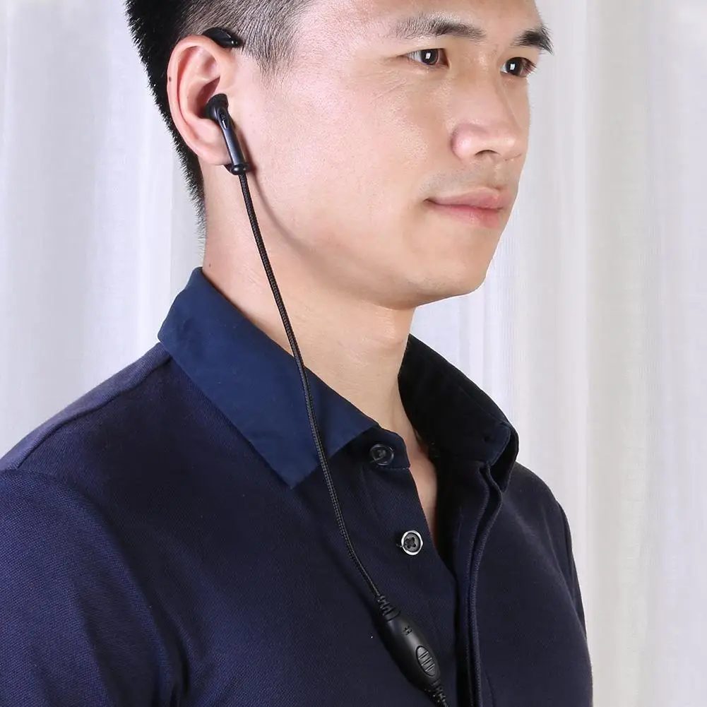 2Pin PTT Mic Earphone Walkie Talkie Ear Hook AUX Interphone Earphone for Baofeng Silicone Ear Hanging Soft and No Fall off
2Pin PTT Mic Earphone Walkie Talkie Ear Hook AUX Interphone Earphone for Baofeng Silicone Ear Hanging Soft and No Fall off