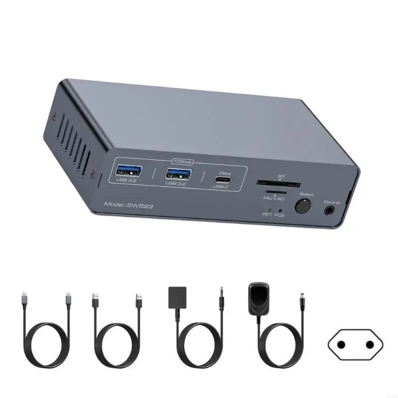 13 в док -станции 1 квм для двойных мониторов DP4K120Hz USB C Cast Speed Transfer Data и адаптер корпуса металла
13 в док -станции 1 квм для двойных мониторов DP4K120Hz USB C Cast Speed Transfer Data и адаптер корпуса металла