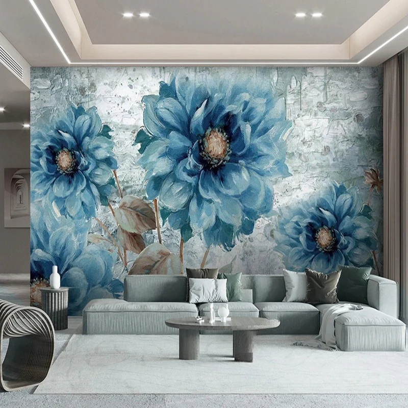 European Vintage Style Oil Painting Wallpaper Custom Wall Mural Floral Wall Art Print for Living Room Home Decor Background
European Vintage Style Oil Painting Wallpaper Custom Wall Mural Floral Wall Art Print for Living Room Home Decor Background