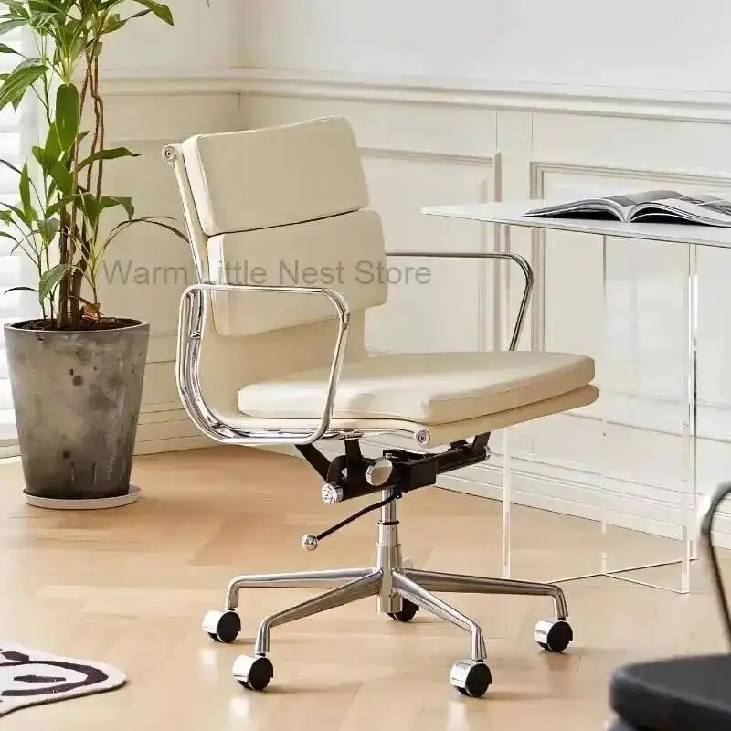 Эргономичные офисные кресла на колесиках для компьютера, дизайнерские роскошные офисные кресла-табуреты, офисная мебель
Эргономичные офисные кресла на колесиках для компьютера, дизайнерские роскошные офисные кресла-табуреты, офисная мебель