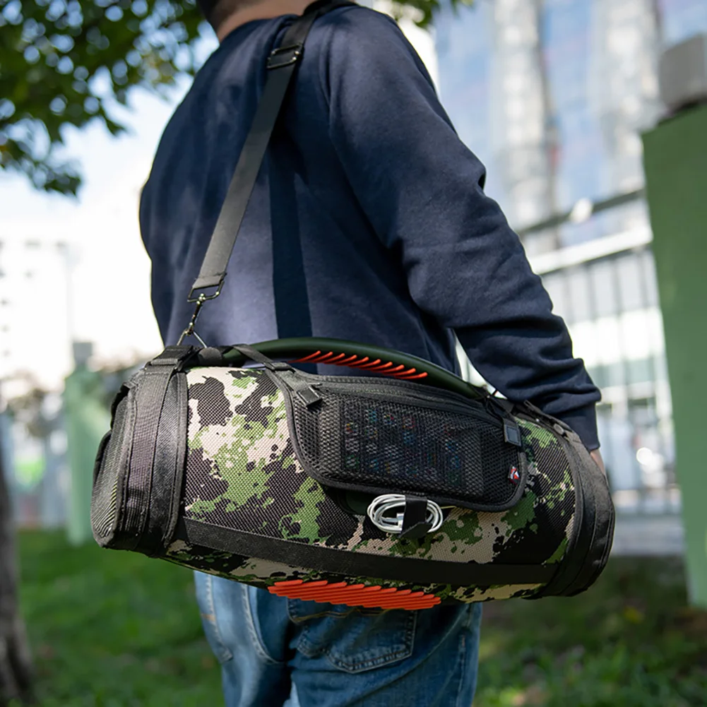 Oxford Cloth Bluetooth-compatible Speaker Bags with Shoulder Strap Sling Speaker Cases Breathable Accessories for JBL Boombox 3
Oxford Cloth Bluetooth-compatible Speaker Bags with Shoulder Strap Sling Speaker Cases Breathable Accessories for JBL Boombox 3