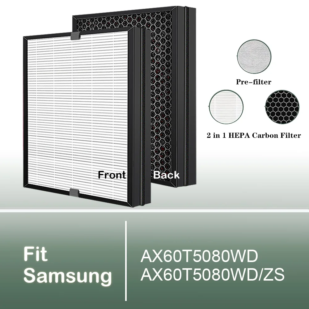 Сменный Углеродный Фильтр HEPA для очистителя воздуха Samsung AX60T5080WD AX60T5080WD/ZS
Сменный Углеродный Фильтр HEPA для очистителя воздуха Samsung AX60T5080WD AX60T5080WD/ZS