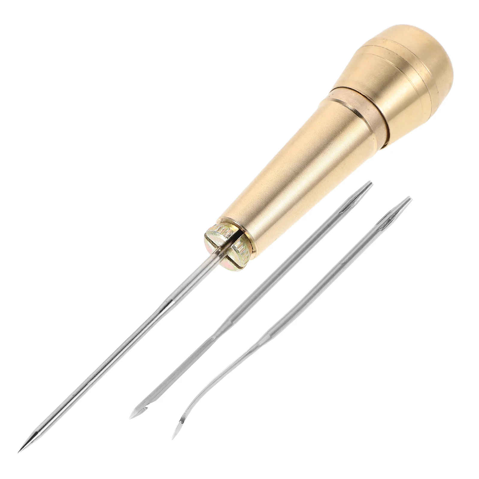 1Set Leathercraft Awl Tool Brass Handle Shoe Sole Repair Punch Needle for DIY Stitching and Fabric Mending Kits
1Set Leathercraft Awl Tool Brass Handle Shoe Sole Repair Punch Needle for DIY Stitching and Fabric Mending Kits