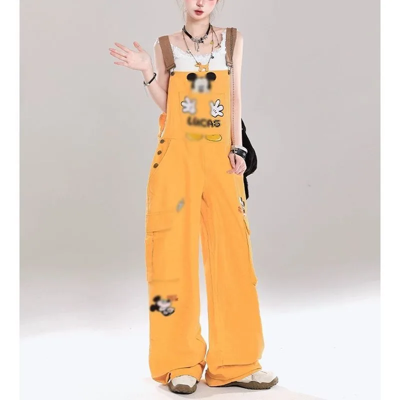Mickey Cat Cartoon Summer Overalls Jeans American BF Vintage Preppy Style Loose Slimming Floor-Length Suspender Pants
Mickey Cat Cartoon Summer Overalls Jeans American BF Vintage Preppy Style Loose Slimming Floor-Length Suspender Pants