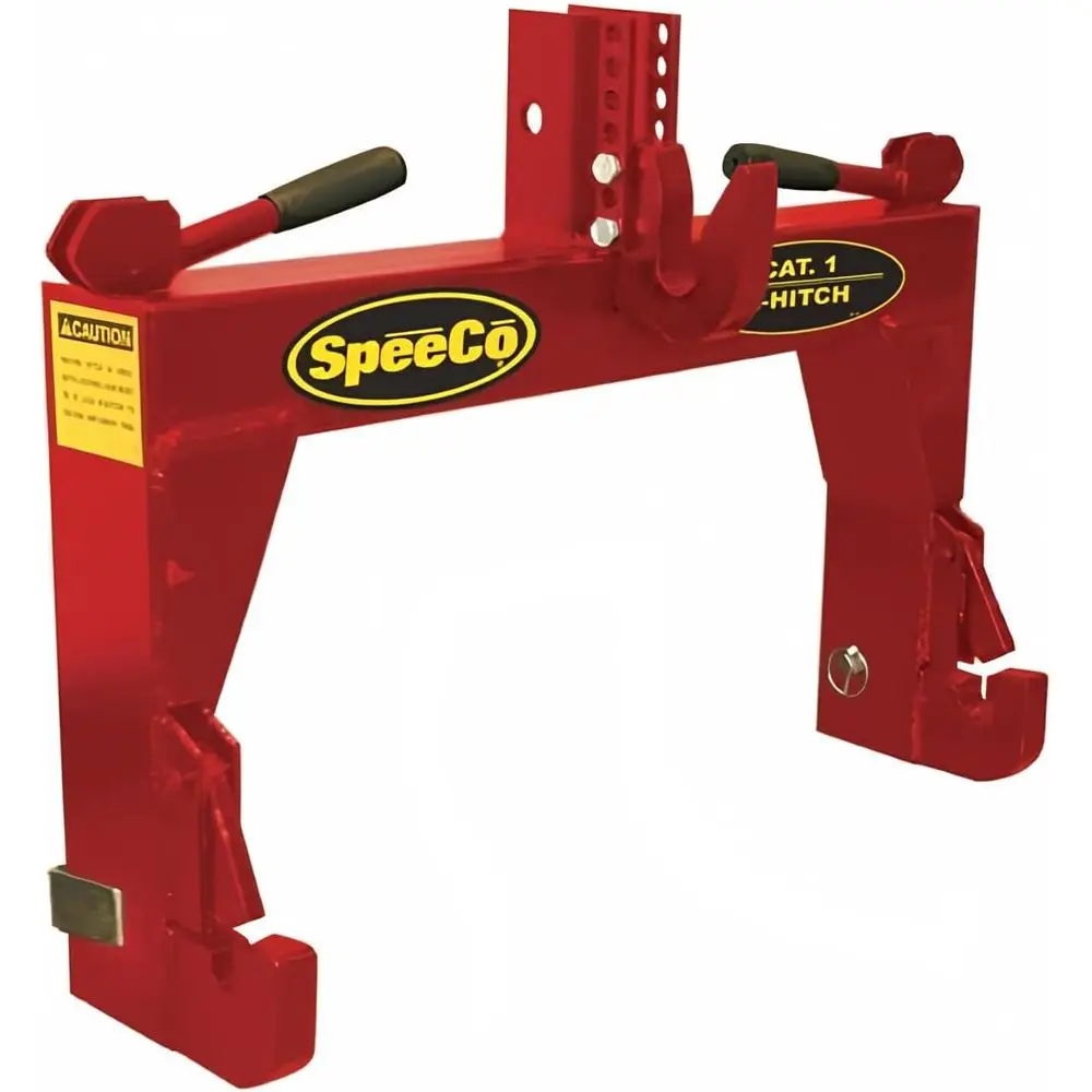 3-Point Hitch Category 1 Attachment for Tractors, Bushing-Free, Red Powder Coated, 2000 lbs Capacity
3-Point Hitch Category 1 Attachment for Tractors, Bushing-Free, Red Powder Coated, 2000 lbs Capacity