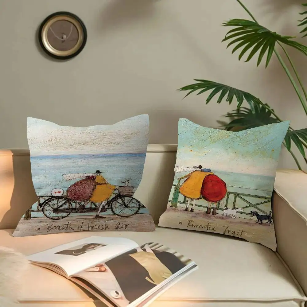 Sam Toft Art Abstract Landscape Love Dogs Pet Cushion Cover Pillowcase Upholstery Sofa Throw Pillow Home Decor Pillowcas
Sam Toft Art Abstract Landscape Love Dogs Pet Cushion Cover Pillowcase Upholstery Sofa Throw Pillow Home Decor Pillowcas