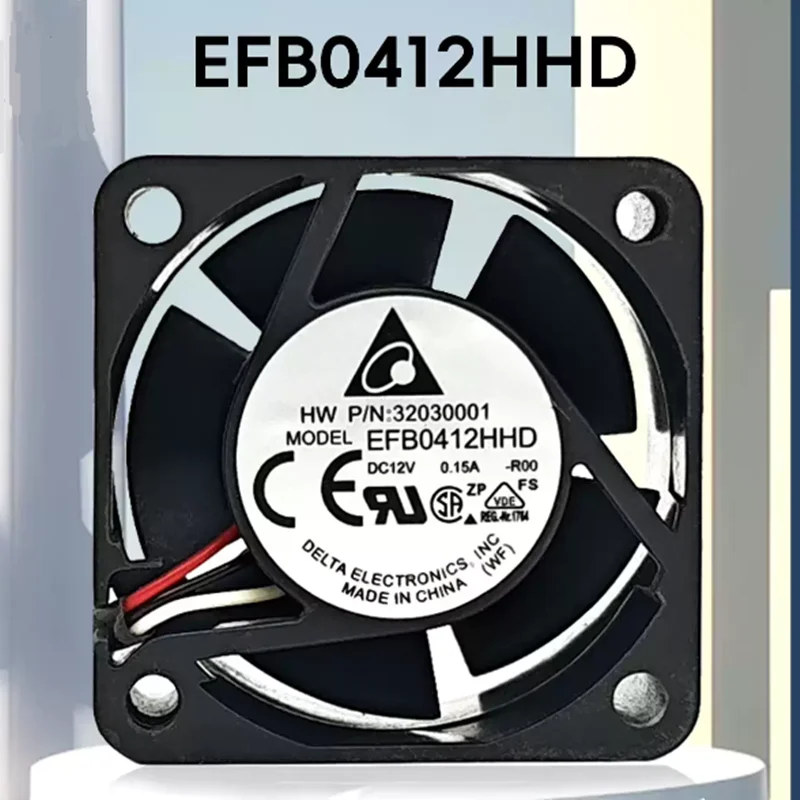 DELTA EFB0412HHD -R00 DC 12V 0.15A 4CM 4020 40X40X20mm Server Cooling Fan
DELTA EFB0412HHD -R00 DC 12V 0.15A 4CM 4020 40X40X20mm Server Cooling Fan