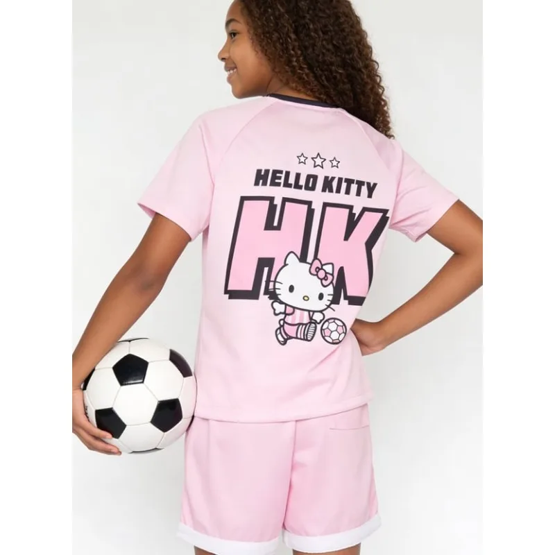 2026 New Summer Fashion T-shirt, Korean Girl Hello Kitty Short Sleeved Clothing, Girls' Mesh Jersey Hot Selling T-shirt
2026 New Summer Fashion T-shirt, Korean Girl Hello Kitty Short Sleeved Clothing, Girls' Mesh Jersey Hot Selling T-shirt