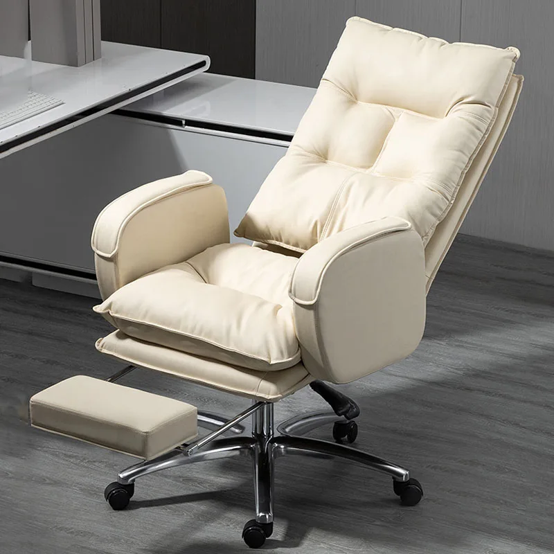 Fluffy Design Office Chair Beige Footrest Comfy Modern Office Chair Luxury Mobile Cadeira De Escritorios Office Furniture
Fluffy Design Office Chair Beige Footrest Comfy Modern Office Chair Luxury Mobile Cadeira De Escritorios Office Furniture