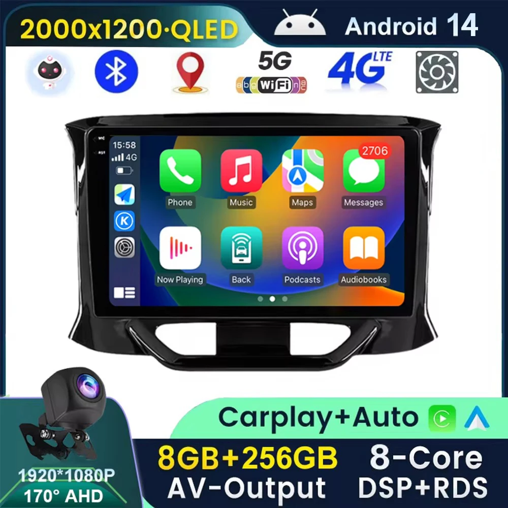 2 Din QLED 2k Car Radio Multimedia Video Player For LADA X ray Xray 2015 - 2019 Android 14 Auto CarPlay GPS 2din Stereo
2 Din QLED 2k Car Radio Multimedia Video Player For LADA X ray Xray 2015 - 2019 Android 14 Auto CarPlay GPS 2din Stereo