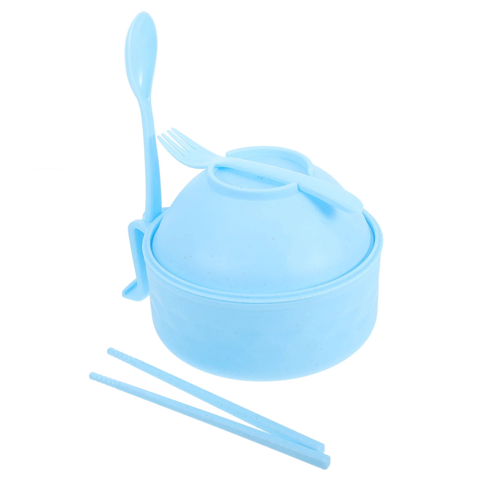 Plastic Ramen Set With Lid Microwave Cooker Instant Spaghetti Rice Cereal Bowl Blue 600Ml Large
Plastic Ramen Set With Lid Microwave Cooker Instant Spaghetti Rice Cereal Bowl Blue 600Ml Large