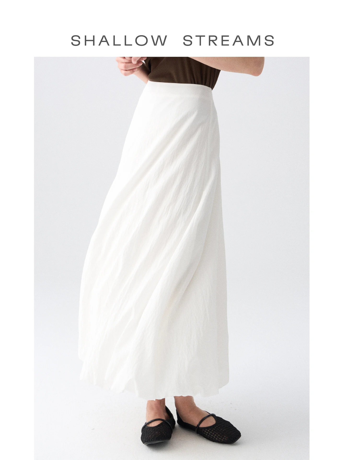 Shallow Streams Cloudlike Bloomer Skirt White Fluffy Texture Slimming A-Line Casual Mid-Waist Polyester Viscose Blend Autumn
Shallow Streams Cloudlike Bloomer Skirt White Fluffy Texture Slimming A-Line Casual Mid-Waist Polyester Viscose Blend Autumn