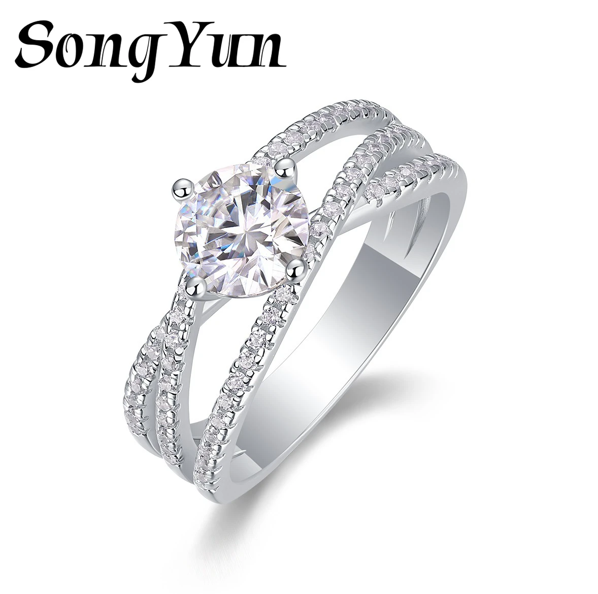 SONGYUN Brand Jewelry 925 Sterling Silver Ring Brilliant Moissanite Handmade Ring for Spouse 18K Gold Plated SYT Patent Rings
SONGYUN Brand Jewelry 925 Sterling Silver Ring Brilliant Moissanite Handmade Ring for Spouse 18K Gold Plated SYT Patent Rings