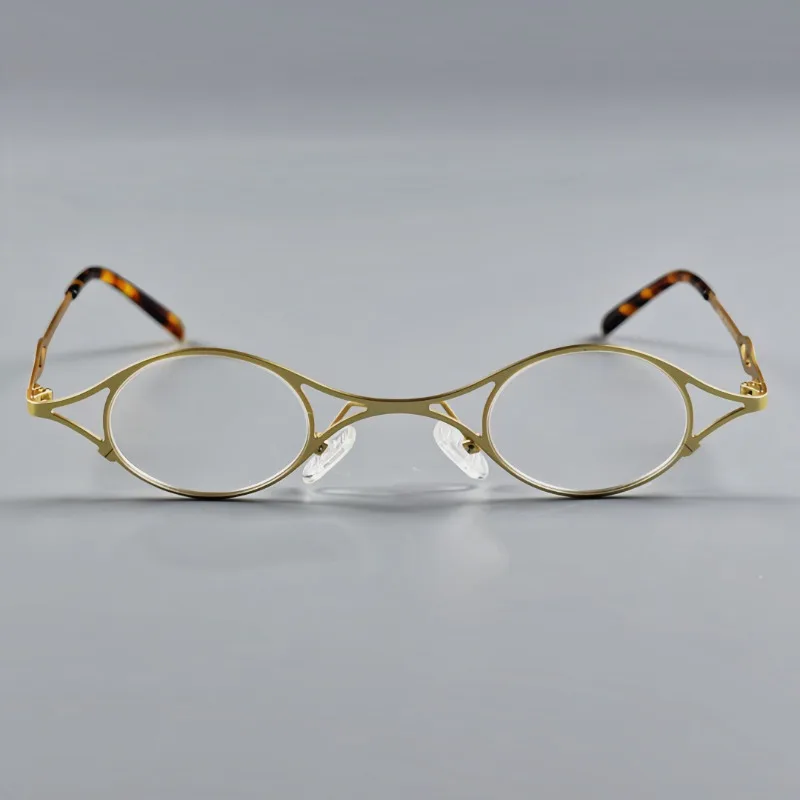 Glasses Frame Men Small Oval Frame Ultra-light Metal Slim Round Eyeglasses Frames Man Reading Myopia Designer Prescription Women
Glasses Frame Men Small Oval Frame Ultra-light Metal Slim Round Eyeglasses Frames Man Reading Myopia Designer Prescription Women