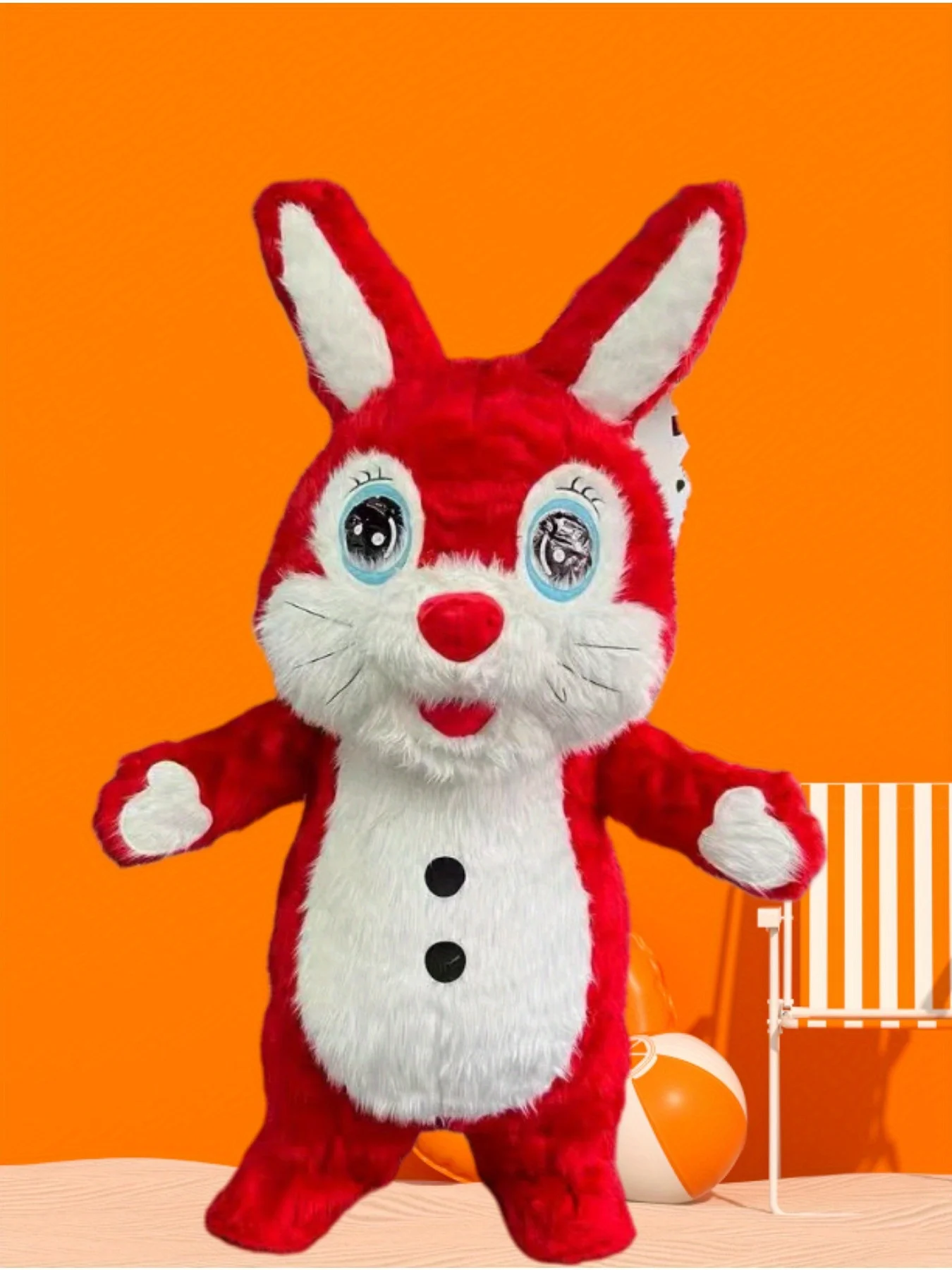 Inflatable Red Rabbit Mascot Costume Easter for Adult Anime Mascot Carnival Costumes Animal Without Battery
Inflatable Red Rabbit Mascot Costume Easter for Adult Anime Mascot Carnival Costumes Animal Without Battery