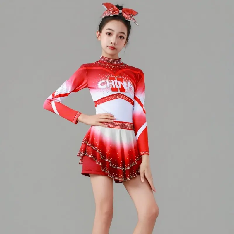 Campus Children's Cheerleading Competition Clothing Student Aerobics Competitive Sports Games Gymnastics Clothing
Campus Children's Cheerleading Competition Clothing Student Aerobics Competitive Sports Games Gymnastics Clothing