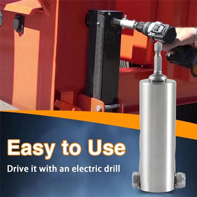 High Quality-Stainless Steel Trailer Jack Electric Drill Adapter With 2Pc 1/2Inch Socket Adapter Bit Compatible With Jack Drive
High Quality-Stainless Steel Trailer Jack Electric Drill Adapter With 2Pc 1/2Inch Socket Adapter Bit Compatible With Jack Drive