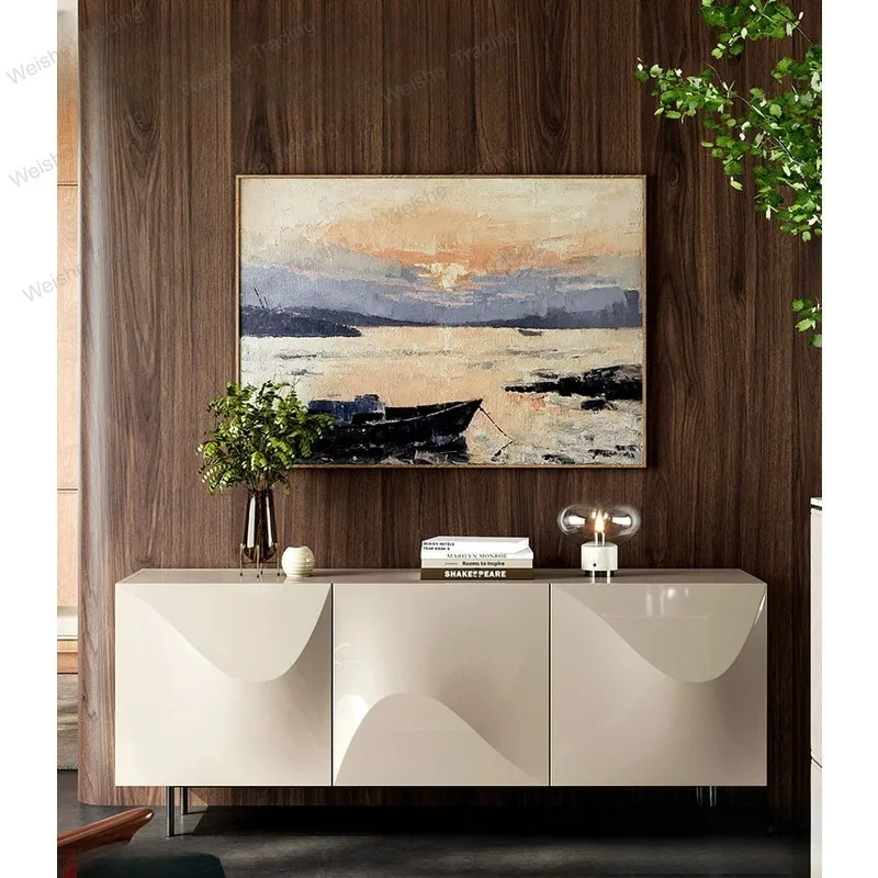 Minimalist dining side cabinet, living room partition storage, designer light luxury entrance cabinet
Minimalist dining side cabinet, living room partition storage, designer light luxury entrance cabinet